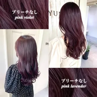 セミロング カラー JYUNESU表参道所属・韓国ヘア🇰🇷🎀 透明感カラーのヘアスタイル