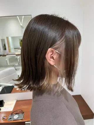 ミディアム 似合わせ 垢抜け🌟 AKINOのヘアスタイル