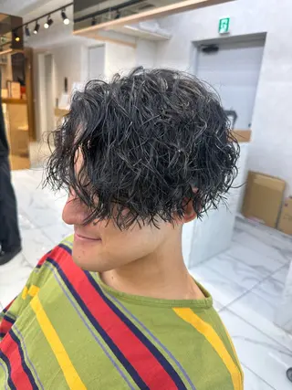 メンズ 白髪ぼかし/白髪 メッシュ/ゆうとのヘアスタイル