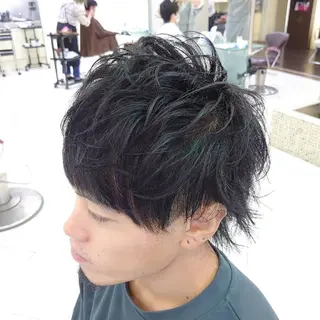 ショート ヘアアレンジ メンズ 大卒美容師  一ノ瀬 凌のヘアスタイル