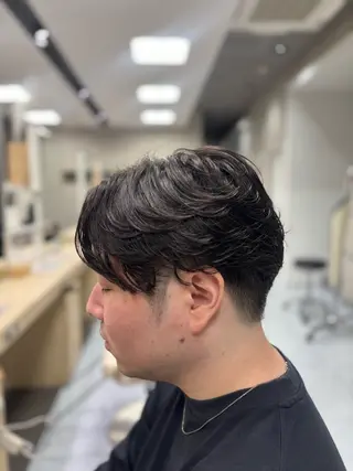 ショート パーマ メンズ メンズ特化韓国風 パーマスタイル/りんのヘアスタイル