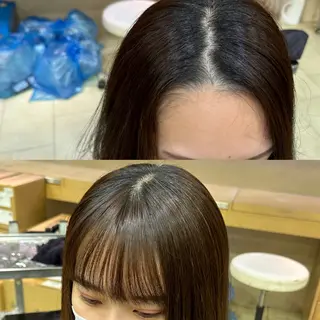 ミディアム カラー パーマ ヘアアレンジ メンズ ﾎｯﾄﾍﾟｯﾊﾟｰに 以降中/彩音👼🏽のマツエク・マツパデザイン