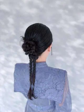 ロング ヘアアレンジ Maho カラーモデル募集中のヘアスタイル