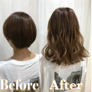 セミロング 新店舗ORO塚口店 3月15日Open✨のヘアスタイル