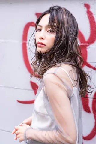 セミロング カラー パーマ ヘアアレンジ メンズ キッズ ネイル マツエク・マツパ 韓国ヘア🫧 KAZUTOのヘアスタイル