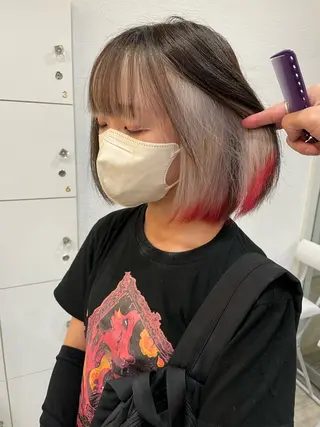 ミディアム カラー ミユル/ 盛れるエクステ🎀✨のヘアスタイル