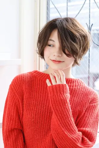 ショート カラー ヘアアレンジ ✨前田 優・2拠点✨ ✨恵比寿・札幌店✨のヘアスタイル