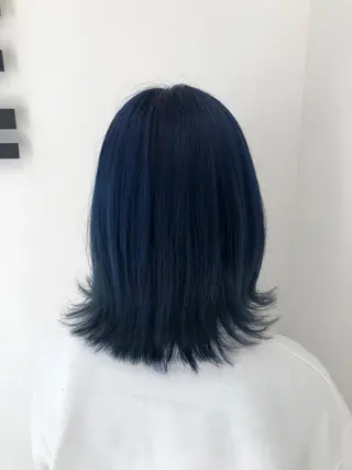 ミディアム 渋谷/ハッシュ レイヤーカット/会田のヘアスタイル