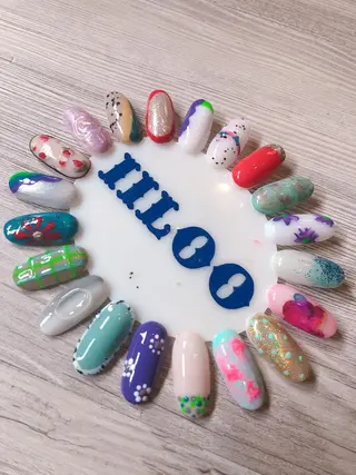 ネイル iiloo aromaworksのネイルデザイン