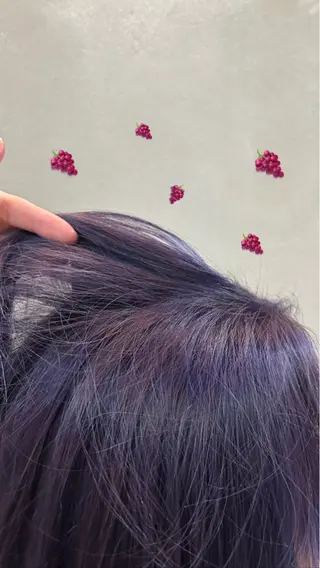 ロング カラー 髪質改善 / 透明感 カラー / 冨成のヘアスタイル