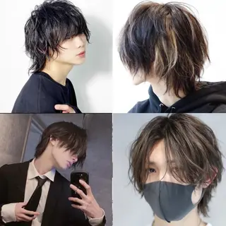 ミディアム メンズ color　専門店 ディレクター上原のヘアスタイル