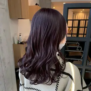 ロング カラー ミニモの評価100% /艶カラー/井上あいのヘアスタイル