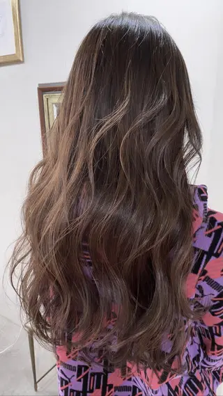 ロング カラー 👑圧倒的カラー👑 佐々木祐希のヘアスタイル