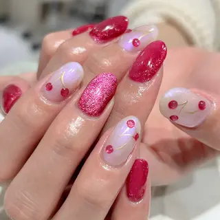 ネイル はあとねいる筑紫口店 Hitomiのネイルデザイン