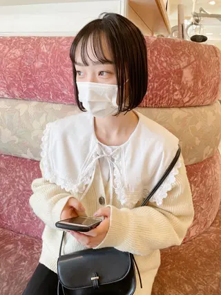 ミディアム 【ボブ/個室サロン】 癒し空間mimuraのヘアスタイル