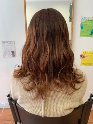 セミロング 美髪ストレート/ メンズヘア/中田海斗のヘアスタイル