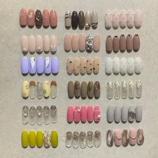 ネイル 【やり放題専門店】 スカルプ&長さ出しのネイルデザイン