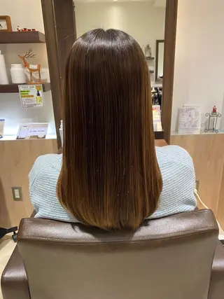 セミロング hair+make CLEAR所属・小川 幸夏のヘアスタイル