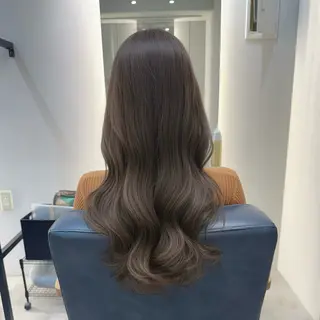 ロング カラー パーマ 韓国ヘア/韓国風 パーマ/kazueのヘアスタイル