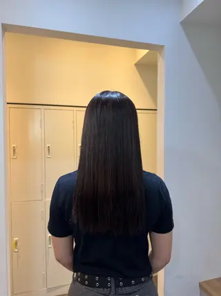 カラー La fith hair charme 渋谷店【ラフィス ヘアー シャルム】所属・🤎艶カラー/縮毛/ クルミ🤎のヘアスタイル