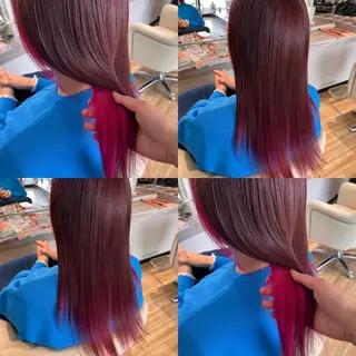 ロング カラー Toy stage所属・Toy stage 大内のヘアスタイル