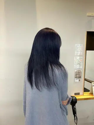 ロング 美髪縮毛矯正/ 髪質改善/岩田一駿のヘアスタイル