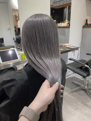 ロング カラー ブリーチ指名 NO1🌈SAKIのヘアスタイル