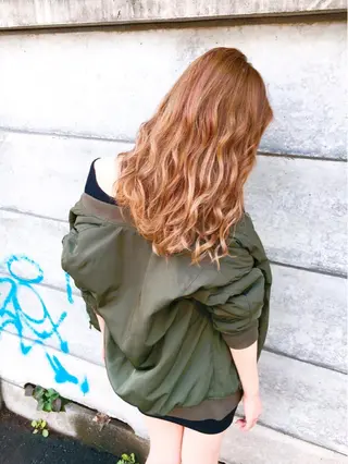 ロング カラー ヘアアレンジ パルーザ代表👑 YUYAのヘアスタイル