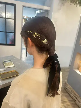 ヘアアレンジ ブリーチ／ヘアセット 🪞🌙minamiのヘアスタイル