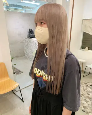 ロング カラー Rosso Hair＆SPA 大橋店所属・yuumi／透明感 カラー♩のヘアスタイル