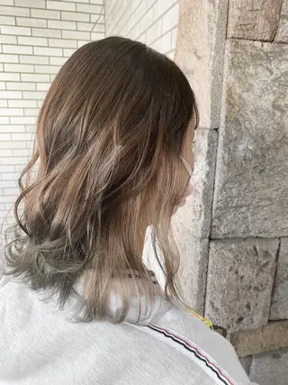 ミディアム カラー 萩原 凌✄のヘアスタイル