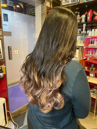 ロング 👑派手髪/カット 👑ANRYのヘアスタイル