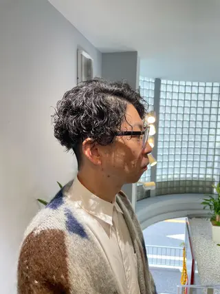 パーマ メンズ 樅木 恒毅のヘアスタイル