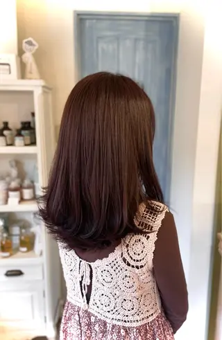 セミロング やまだ→アトリエニノ モデルさん募集中！のヘアスタイル