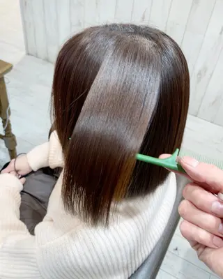 ショート 縮毛矯正/ショート/ レイヤー/畑中正敏のヘアスタイル