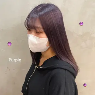 セミロング カラー SOURCE 茶屋町所属・SOURCE 茶屋町　奥井杏奈のヘアスタイル