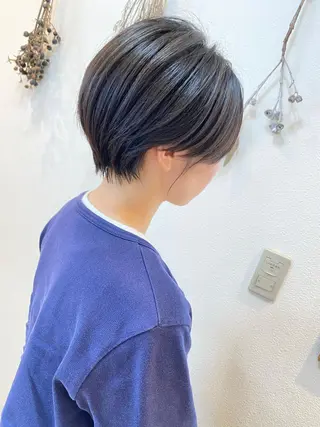 ショート カラー ショート、ボブ シマダマサトのヘアスタイル