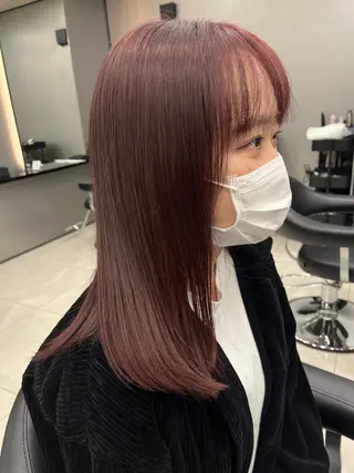 ロング カラー ioeわかめようじ/ 縮毛矯正/髪質改善のヘアスタイル