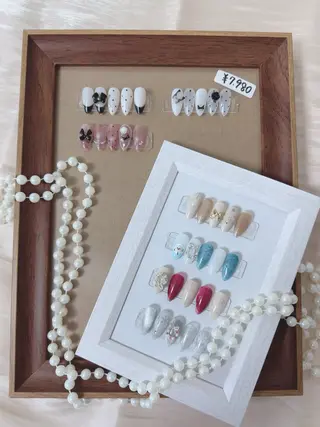 ネイル kao nail マグネット/長さだしのネイルデザイン