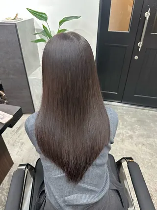 カラー ブリーチなしWカラー 美髪/透明感/ユウゴのヘアスタイル