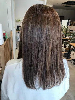 セミロング うる艶レイヤーカット hinakoのヘアスタイル