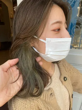 ミディアム カラー 小嶋 秀明/ 本物の髪質改善⭐️のヘアスタイル