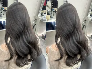 ミディアム ヘアアレンジ fumika🎀 韓国ヘア×ベージュのヘアスタイル