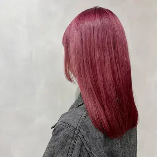 セミロング 🤍髪質改善➕透明感 カラー🤍川上葵のヘアスタイル