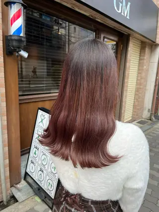 セミロング La fith hair wille 福山店【ラフィス ヘアー ヴィレ】所属・片平 帆香のヘアスタイル