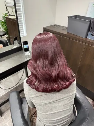 ロング カラー ヘアアレンジ 💗横浜美容室 💗HARUNAのヘアスタイル