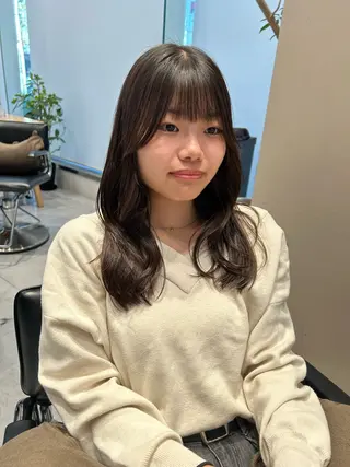 ロング 風香🪼レイヤー /透明感カラーのヘアスタイル