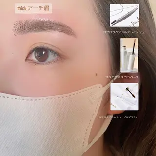 アイブロウ 片桐 星のマツエク・マツパデザイン