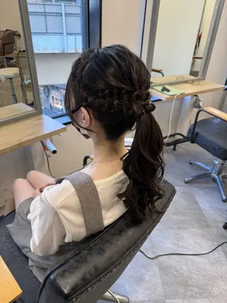 ヘアアレンジ 梅田/美髪カラー/ ガーリー🎀/Noeのヘアスタイル