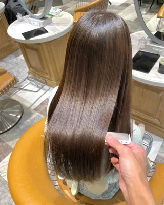 ロング 縮毛矯正/美髪カラー 松田空優哉のヘアスタイル